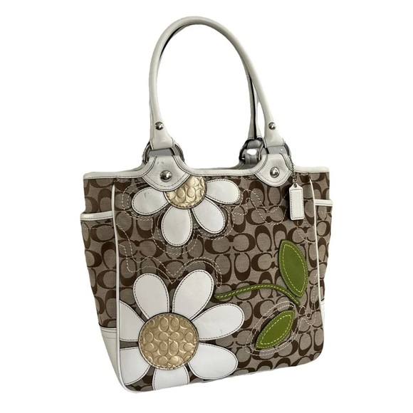 Coach Handbags - Coach Flower Tote Bag